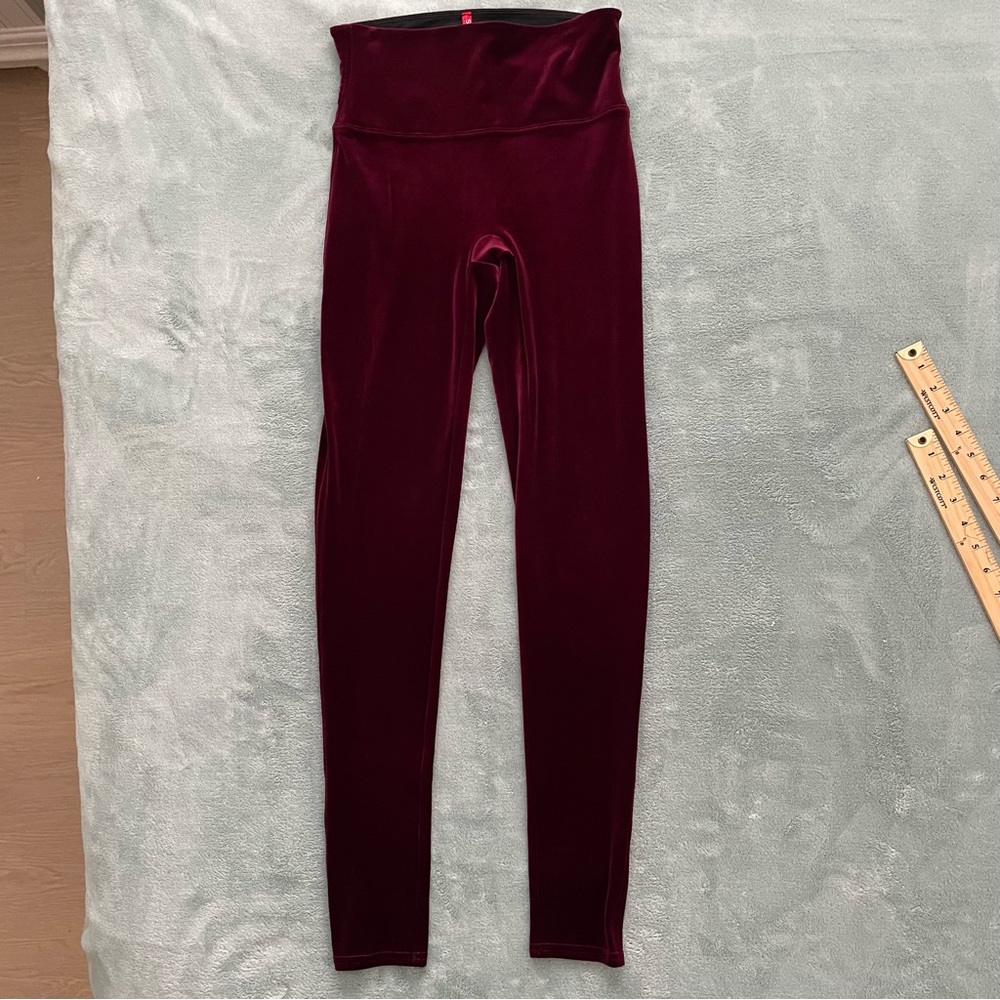 Ouges Leggings Navy Blue Size Medium Gently Worn … - image 6